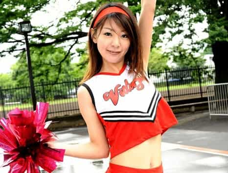 コスプレDEデート マングリ返し✕逆立ちフェラ✕飛びっこ チアガール編 松田朋美